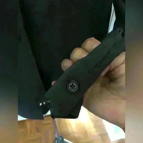 VTG Jones New York Rayon Top shoulder pads women 12 - Picture 4 of 8